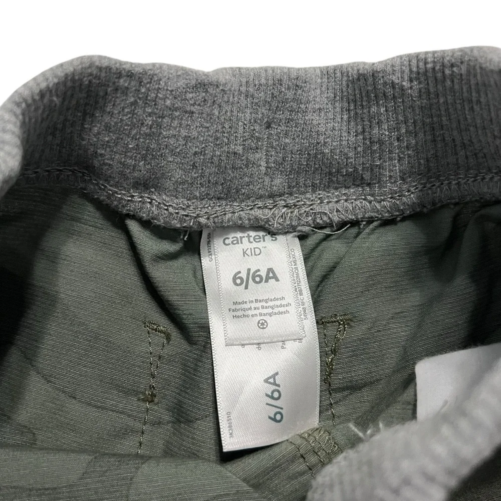 Carter’s 6Y Camouflage Pull-On Drawstring Shorts